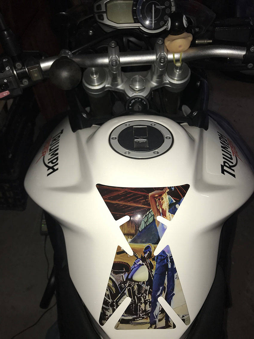 Motorbike Tank Pad