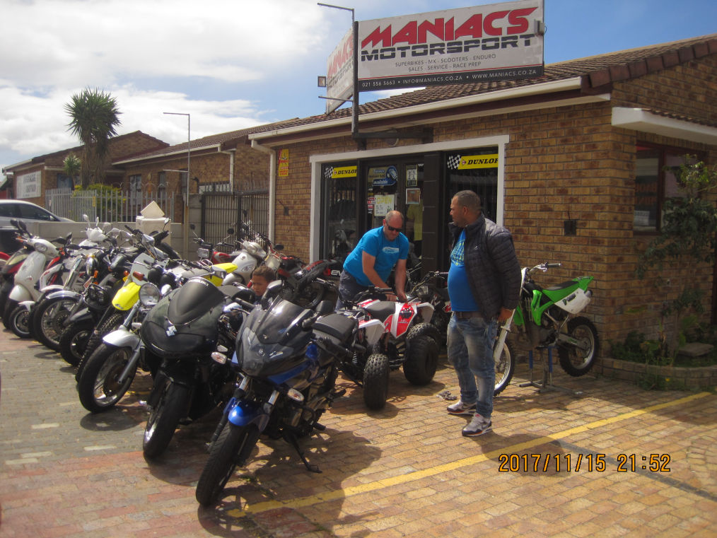 maniacs motorsports - african bikers world