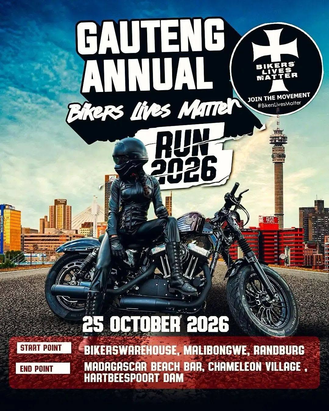 Gauteng Annual Bikers Lives Matter Run 2026