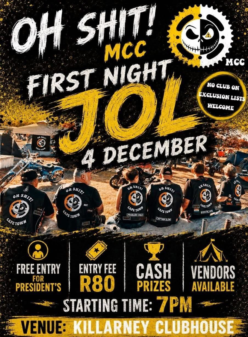 Oh Shit! MCC First Night Jol