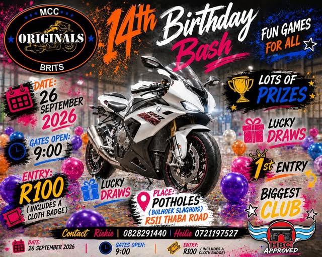 Originals MCC Brits — 14th Birthday Bash