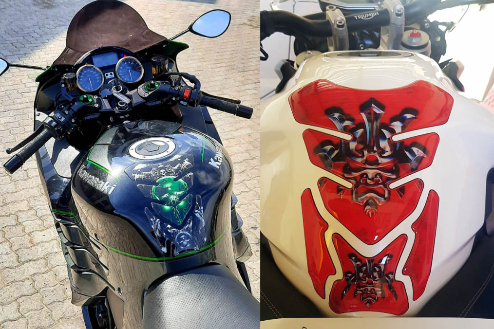 Motor Bike Tank Pads